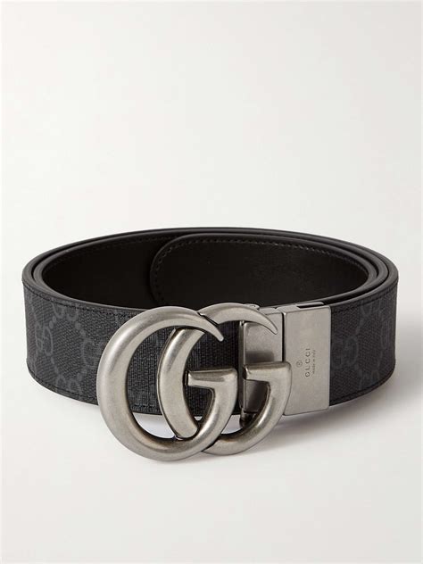 gucci embroidered leather belt|genuine leather gucci belt men.